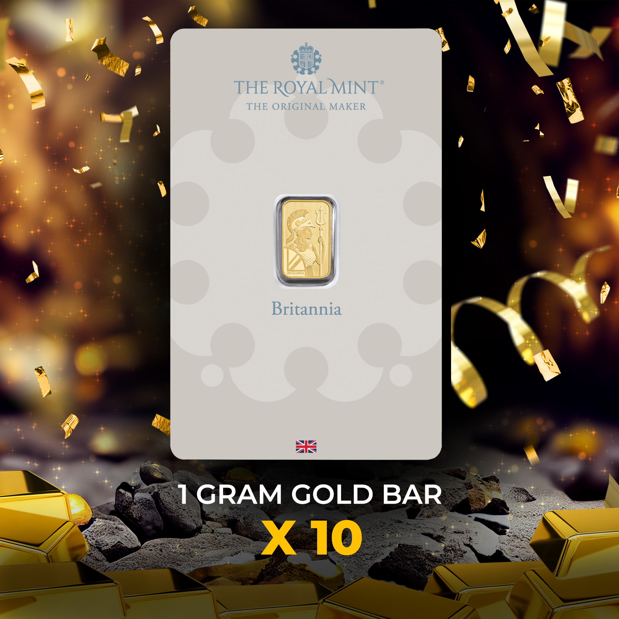 1 Gram Gold Bar